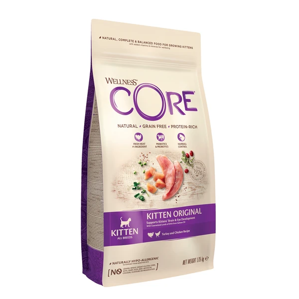 Wellness Core Grain Free Kitten Kalkoen&Kip – Kattenvoer – 1.75 Kg 1 Wellness Core Grain Free Kitten Kalkoen&Kip – Kattenvoer – 1.75 Kg