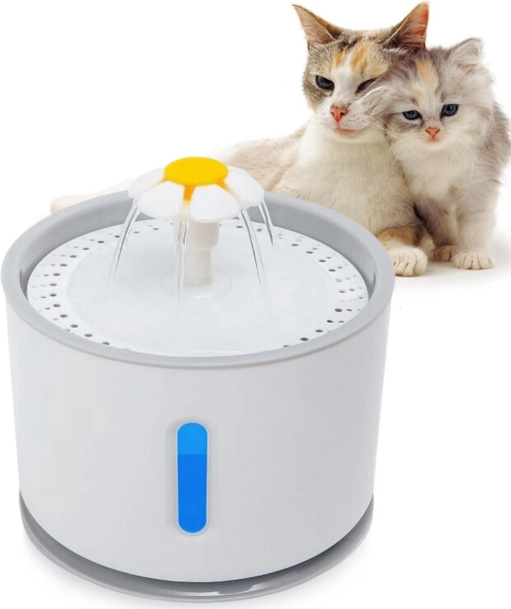Arvona Drinkfontein – Drinkfontein Voor Katten En Honden – Led Verlichting – Waterfontein Incl. 1 Gratis Filter – 2.4L – 3 Standen – Plastic 1 Arvona Drinkfontein – Drinkfontein Voor Katten En Honden – Led Verlichting – Waterfontein Incl. 1 Gratis Filter – 2.4L – 3 Standen – Plastic