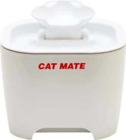 Cat Mate – Drinkfontein – Wit – 19 X 19 X 18 Cm