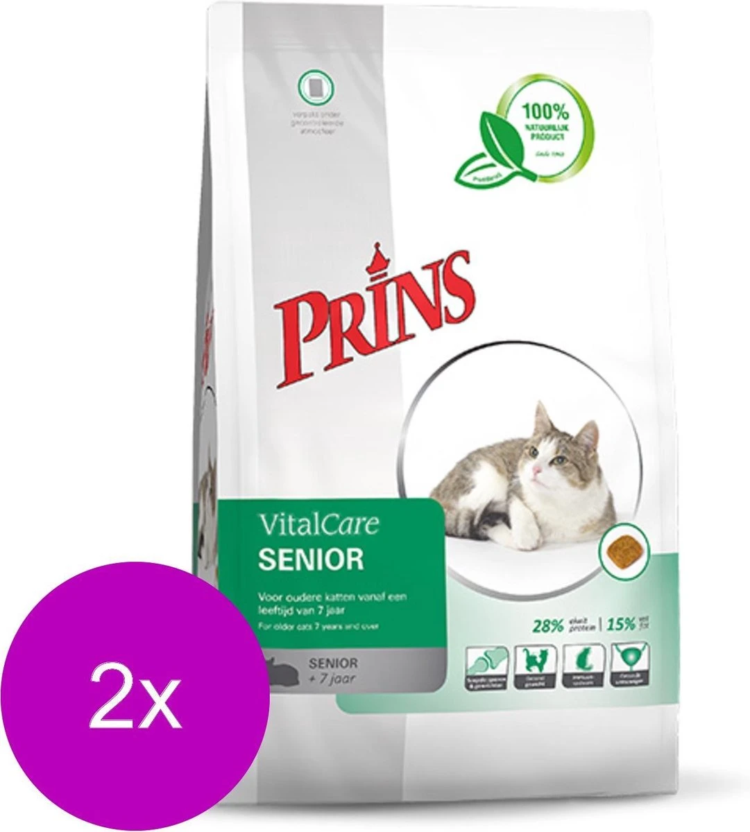 Prins Vital Care Kat Senior – Kattenvoer – 20 Kg 1 Prins Vital Care Kat Senior – Kattenvoer – 20 Kg