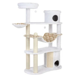 White Tiger XXL Krabpaal Wit H184 X L115 X B55 Cm