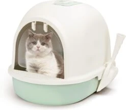 Nobleza 48WLR – Kattenbak Met Kattenbakschep – 50.5×37.5×38 Cm – Groen- S
