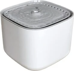 Drinkfontein Voor Huisdieren – Automatische Filter – Stromend Water – 2 Filters Inbegrepen – 3L – Wit/grijs