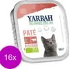 Yarrah Bio Kat Alu Pate – Rund – Kattenvoer – 16 X 100 G