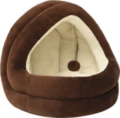 VidaXL Kattenmand 40x40x35 Cm Bruin En Crèmekleurig