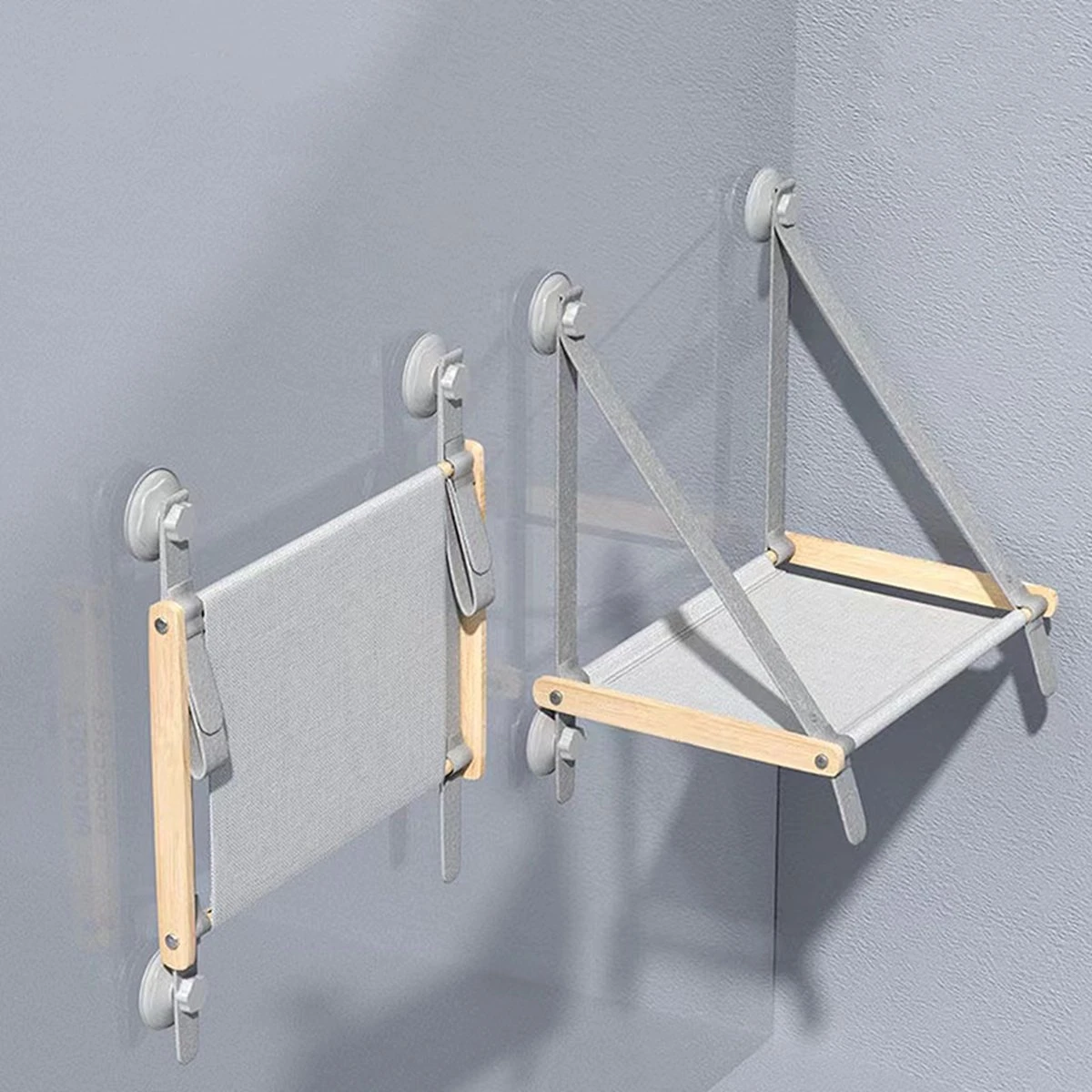 Katten Hangmat Venster Raam Bevestiging Gemaakt Van Hout Opknoping Opvouwbaar 1 Katten Hangmat Venster Raam Bevestiging Gemaakt Van Hout Opknoping Opvouwbaar