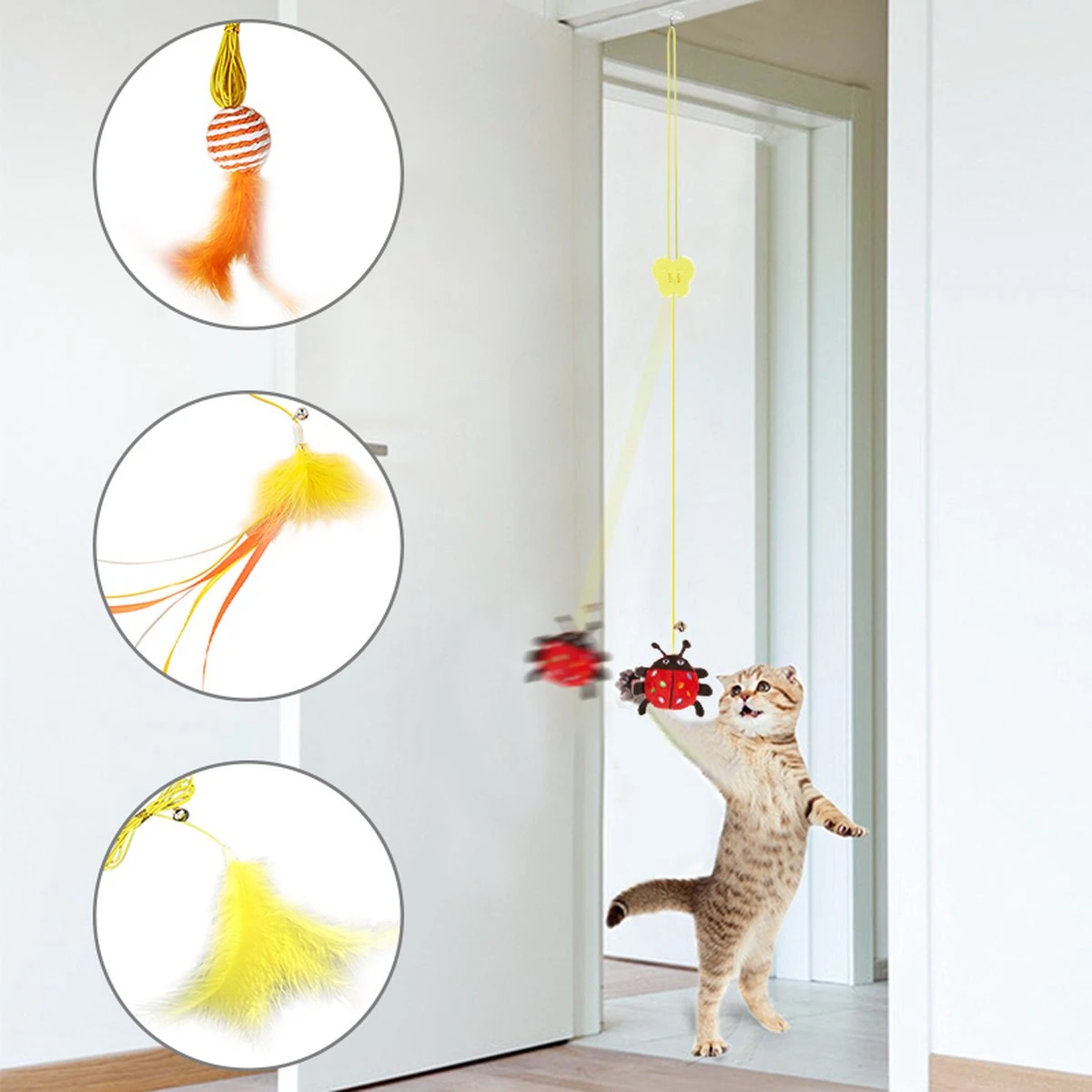 Kattenspeeltje Interactieve Cat Toy Opknoping Simulatie Kat Speelgoed Grappige Self-Hey Interactieve Speelgoed Voor Katje Spelen Teaser Wand Speelgoed Kat Levert Interactieve Cat Toy Opknoping Simulatie Kat Speelgoed Grappig Self-Hey Interactief 1 Kattenspeeltje Interactieve Cat Toy Opknoping Simulatie Kat Speelgoed Grappige Self-Hey Interactieve Speelgoed Voor Katje Spelen Teaser Wand Speelgoed Kat Levert Interactieve Cat Toy Opknoping Simulatie Kat Speelgoed Grappig Self-Hey Interactief