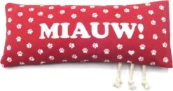 MIAUW! Speelkussen Met Bio-catnip Voor Je Kat – Sterk En Leuk Kattenspeelgoed Met Kattenkruid.