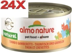 Almo Nature HFC – Kattenvoer – Tonijn & Garnaal – 24x70gr