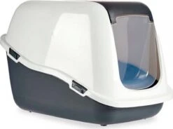 Kattenbak Gesloten – Inclusief Schep & Filter – Antraciet Wit – Plastic – 38 X 41 X 57 Cm