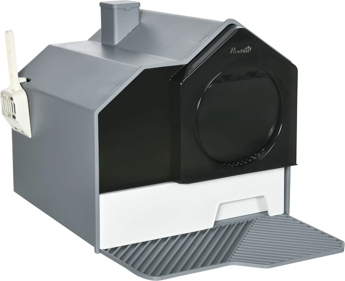 PawHut Katzentoilette Mit Zwei Deodorants D31-077V00 1 PawHut Katzentoilette Mit Zwei Deodorants D31-077V00