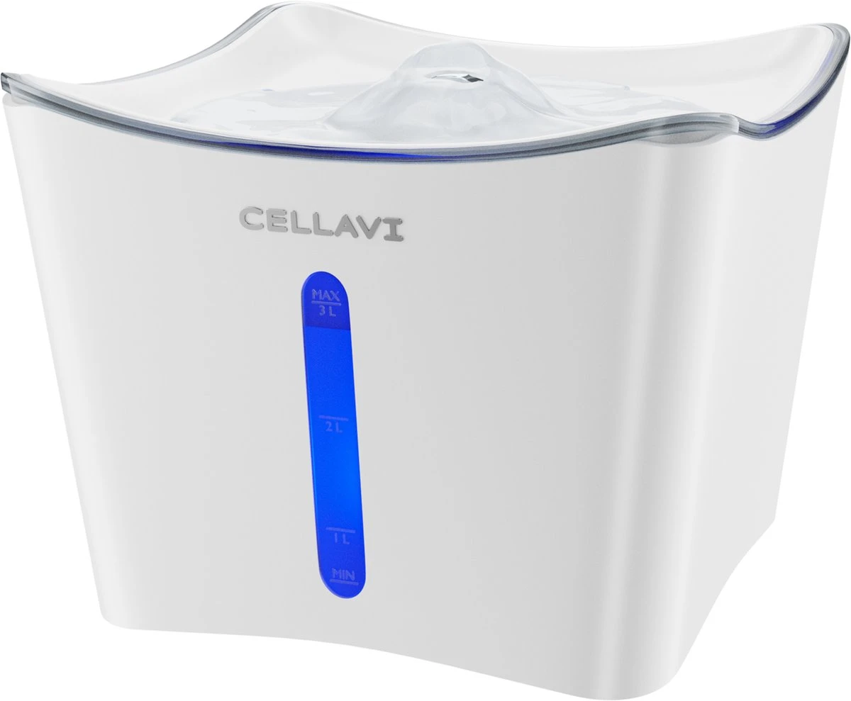 Cellavi XL Drinkfontein Kat En Hond Met 3 In 1 Waterfilter – Kattenfontein 3L – Kamerfontein – Waterdispenser – Waterfontein Kat – Super Stil 1 Cellavi XL Drinkfontein Kat En Hond Met 3 In 1 Waterfilter – Kattenfontein 3L – Kamerfontein – Waterdispenser – Waterfontein Kat – Super Stil