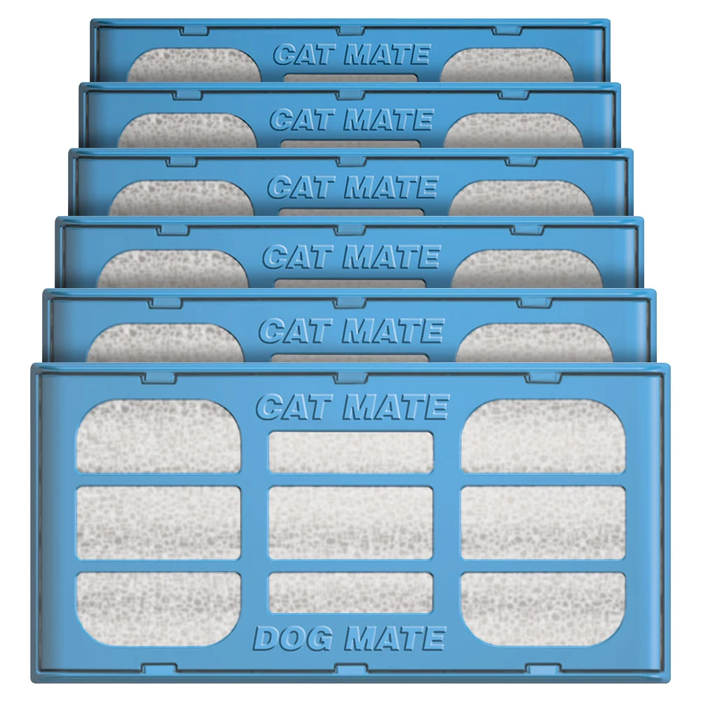 CAT MATE – Vervangingsfilter (6 Stuks) – Dog Mate Drinkfontein, 6 Liter 1 CAT MATE – Vervangingsfilter (6 Stuks) – Dog Mate Drinkfontein, 6 Liter