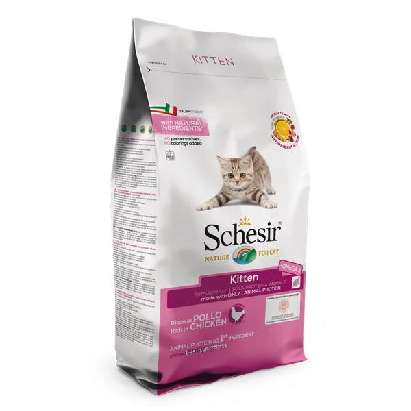 Schesir Cat Dry Kitten Kip – Kattenvoer – 1.5 Kg 1 Schesir Cat Dry Kitten Kip – Kattenvoer – 1.5 Kg