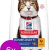 Hills 6x Hill’s – Feline Mature Adult Kip – Kattenvoer – 1.5kg