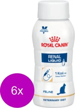 Royal Canin Veterinary Diet Renal Liquid Cat – Kattenvoer – 6 X 3×200 Ml