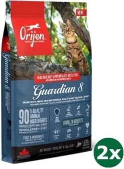 Orijen Guardian 8 Cat Kattenvoer 2x 4,5 Kg