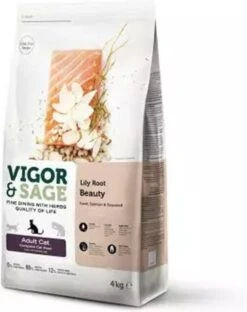 2x Vigor & Sage Kattenvoer Beauty Lily Root 4 Kg