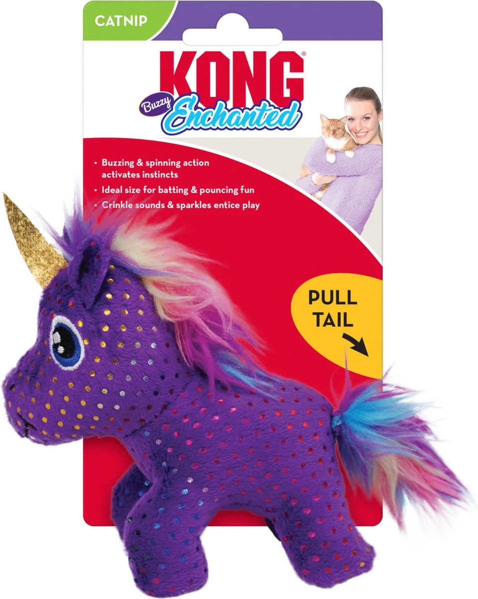 KONG Enchanted Buzzy Unicorn Speelgoed Voor Katten – Kattenspeelgoed – Kattenspeeltjes 1 KONG Enchanted Buzzy Unicorn Speelgoed Voor Katten – Kattenspeelgoed – Kattenspeeltjes
