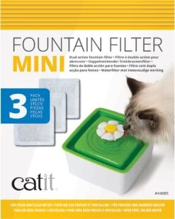 Catit Cat It : VERVANGFILTER MINI FLOWER FOUNTAIN 3 Filters